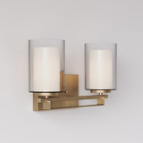 Minka-Lavery - 6102-791 - Two Light Vanity - Parsons Studio - Brushed Gold