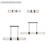 Minka-Lavery - 5666-899-L - LED Linear Chandelier - Lumina - Dark Matte Black