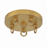 Minka-Lavery - 5219-860 - Five Light Pendant - Marbelle - Dark Bronze