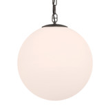 Minka-Lavery - 5213-860 - One Light Pendant - Marbelle - Dark Bronze