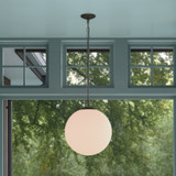 Minka-Lavery - 5213-860 - One Light Pendant - Marbelle - Dark Bronze