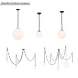 Minka-Lavery - 5212-860 - One Light Mini Pendant - Marbelle - Dark Bronze