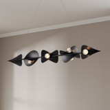Minka-Lavery - 3977-66-L - LED Linear Chandelier - Pod - Sand Coal Black