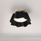 Minka-Lavery - 3955-796 - Three Light Flush Mount - Waveform - Dark Bronze