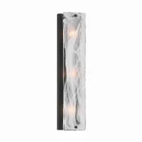 Minka-Lavery - 3633-899 - Three Light Vanity - Veil - Dark Matte Black