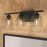 Minka-Lavery - 2723-860 - Three Light Vanity - Glint - Dark Bronze