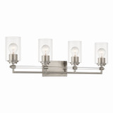 Minka-Lavery - 2644-84 - Four Light Vanity - Binsly - Brushed Nickel