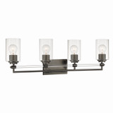 Minka-Lavery - 2644-749 - Four Light Vanity - Binsly - Rustic Gun Metal