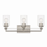 Minka-Lavery - 2643-84 - Three Light Vanity - Binsly - Brushed Nickel