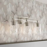 Minka-Lavery - 2643-84 - Three Light Vanity - Binsly - Brushed Nickel