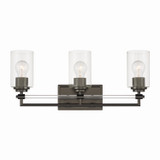 Minka-Lavery - 2643-749 - Three Light Vanity - Binsly - Rustic Gun Metal