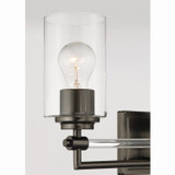Minka-Lavery - 2643-749 - Three Light Vanity - Binsly - Rustic Gun Metal