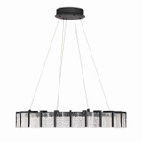 Minka-Lavery - 2415-899-L - LED Pendant - Sevryn - Dark Matte Black