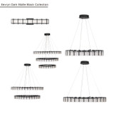 Minka-Lavery - 2415-899-L - LED Pendant - Sevryn - Dark Matte Black