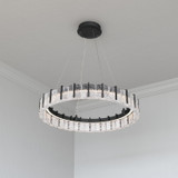 Minka-Lavery - 2415-899-L - LED Pendant - Sevryn - Dark Matte Black