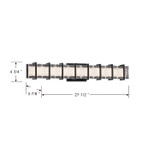 Minka-Lavery - 2413-899-L - LED Bath Bar - Sevryn - Dark Matte Black