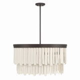 Minka-Lavery - 2079-860 - Nine Light Pendant - Briscade - Dark Bronze