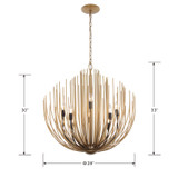 Minka-Lavery - 16209-876 - 12 Light Chandelier - Florenza - Legacy Brass