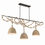 Minka-Lavery - 16067-860 - Three Light Linear Chandelier - Cordn - Dark Bronze
