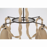 Minka-Lavery - 16066-860 - Four Light Pendant - Cordn - Dark Bronze