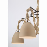 Minka-Lavery - 16066-860 - Four Light Pendant - Cordn - Dark Bronze