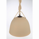Minka-Lavery - 16065-860 - One Light Pendant - Cordn - Dark Bronze