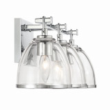 Minka-Lavery - 15023-77 - Three Light Vanity - Wynnfrost - Chrome