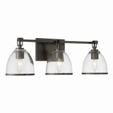 Minka-Lavery - 15023-749 - Three Light Vanity - Wynnfrost - Rustic Gun Metal