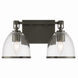 Minka-Lavery - 15022-749 - Two Light Vanity - Wynnfrost - Rustic Gun Metal
