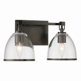 Minka-Lavery - 15022-749 - Two Light Vanity - Wynnfrost - Rustic Gun Metal