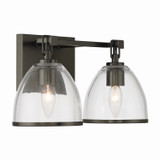 Minka-Lavery - 15022-749 - Two Light Vanity - Wynnfrost - Rustic Gun Metal