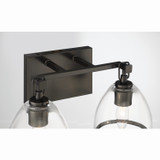 Minka-Lavery - 15022-749 - Two Light Vanity - Wynnfrost - Rustic Gun Metal