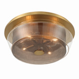 Minka-Lavery - 14014-732 - Four Light Flush Mount - Kiruna - Legacy Brass