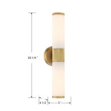 Minka-Lavery - 12062-791 - Two Light Wall Sconce - Voltelle - Brushed Gold