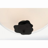 Minka-Lavery - 10255-899 - Three Light Semi-Flush Mount - Elowen - Dark Matte Black
