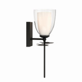 Minka-Lavery - 10251-899 - One Light Bath Sconce - Elowen - Dark Matte Black
