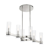 Minka-Lavery - 3896-77 - Six Light Island Pendant - Vernon Place - Chrome