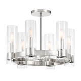 Minka-Lavery - 3895-77 - Six Light Chandelier - Vernon Place - Chrome