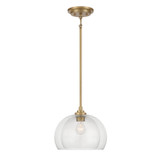 Minka-Lavery - 2725-732 - One Light Convertible Semi Flush/Pendant - Glint - Legacy Brass