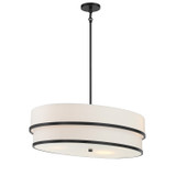Minka-Lavery - 2449-66A - Four Light Pendant - Cascade - Coal