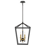 Minka-Lavery - 2103-726 - Four Light Pendant - Townhall - Coal And Soft Brass