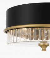 Minka-Lavery - 1905-876 - Three Light Flush Mount - Stamford - Legacy Brass