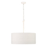 Minka-Lavery - 1805-44B - Four Light Pendant - Lodelle - Matte White
