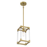Minka-Lavery - 1456-695 - One Light Mini Pendant - Oro District - Soft Brass