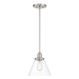 Minka-Lavery - 5686-84 - One Light Mini Pendant - Barwell - Brushed Nickel