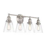 Minka-Lavery - 5684-84 - Four Light Vanity - Barwell - Brushed Nickel
