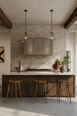 Minka-Lavery - 17649-899 - One Light Pendant - Lorenth - Dark Matte Black