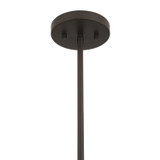 Minka-Lavery - 17115-860 - Five Light Pendant - Aeris - Dark Bronze
