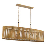 Minka-Lavery - 16027-877 - Eight Light Linear Chandelier - Aven - Sand Coal Black