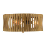 Minka-Lavery - 16023-877 - Three Light Flush Mount - Aven - Sand Coal Black